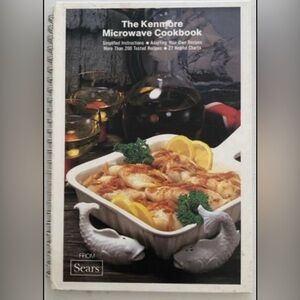 Vintage 1979 Kenmore Microwave Spiral Bound Cookbook HC